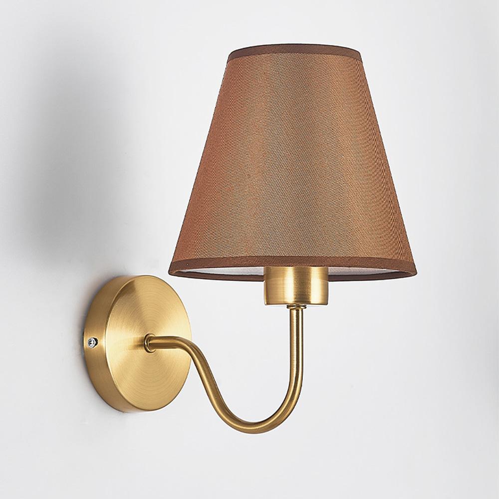 

Минимализм светодиодный настенный светильник современный простой льняной абажур локтевые настенные светильники для домашнего декора гостиная лестница светильники коричневый