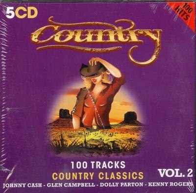 CD VARIOUS - 100 Tracks Country Classics Vo  Japan Country Used