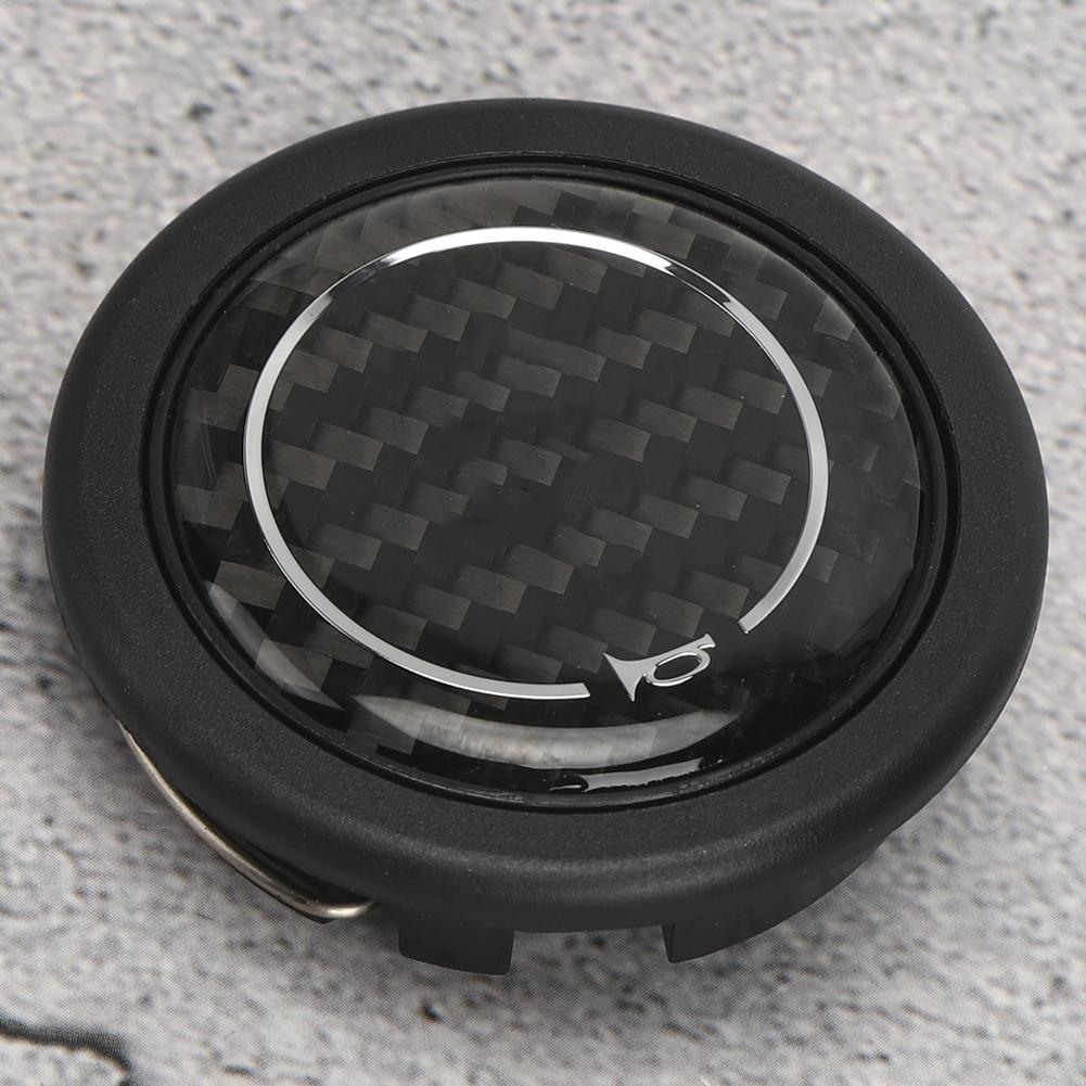 Carbon Fiber Horn Push Button Kit for 6 Bolts for Nardi Steering Wheel Car Modified Accessory