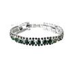 Multi-colored rhinestone bracelet Super flash diamond-set bracelet Full diamond imitation crystal jewelry