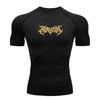 Men Compression Athletic Workout T-shirt, Quick Dry Lightweight Sports Tee for Gym Training Jogging Fitness Running, Stretchy Breathable Casual Active
