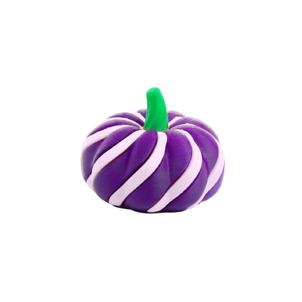 3D Printed Pumpkin Twist Puzzle Toy Stress Relief Fidget Spinner Desk Toy for Adults and Kids Durable Plastic Construction