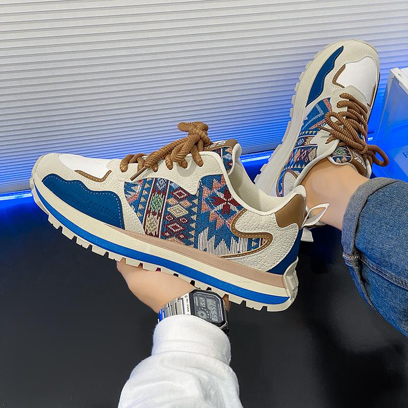 Pánské boty Tenisky Pánské tenisky Luxusní boty Pánské ležérní Trenér Závody Prodyšné módní povaleče na běhání Boty pro muže