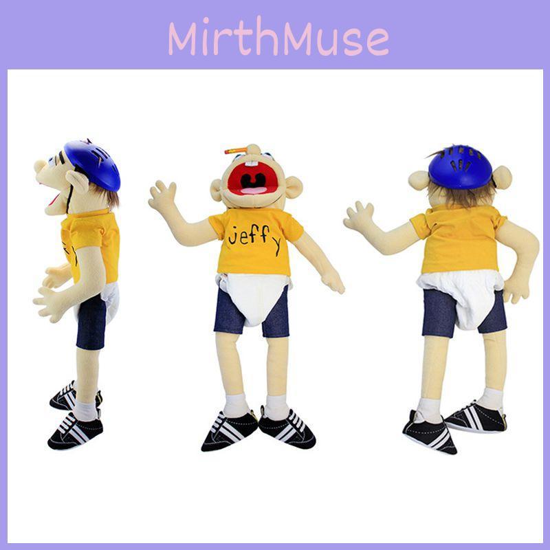 Soft And Skin-friendly Jeffy Cartoon Plush Hand Puppet Toy For Kids And Adults Perfect Christmas And Birthday Gift!