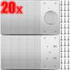 Cabinet Hinge Repair Plate Kit Kitchen Cupboard Door Hinge Mounting Plate for Cabinet Furniture Hardware Accessories with Holes