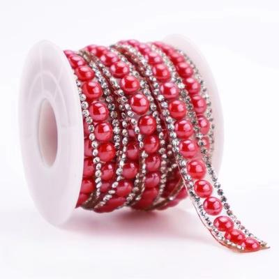 3 Yards Colorful Self Adhesive Crystal Strip Shiny Flexible Rhinestone Strip 3mm/6mm DIY Decoration Glass Rhinestone Trim