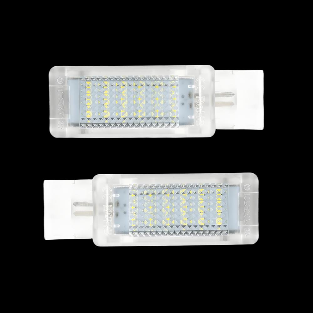 CANbus White Blue For Seat Ateca Alhambra Skoda Superb Rapid VW Passat B6 B7 Golf 5 6 Caddy LED Footwell Light Glove Box Lamps