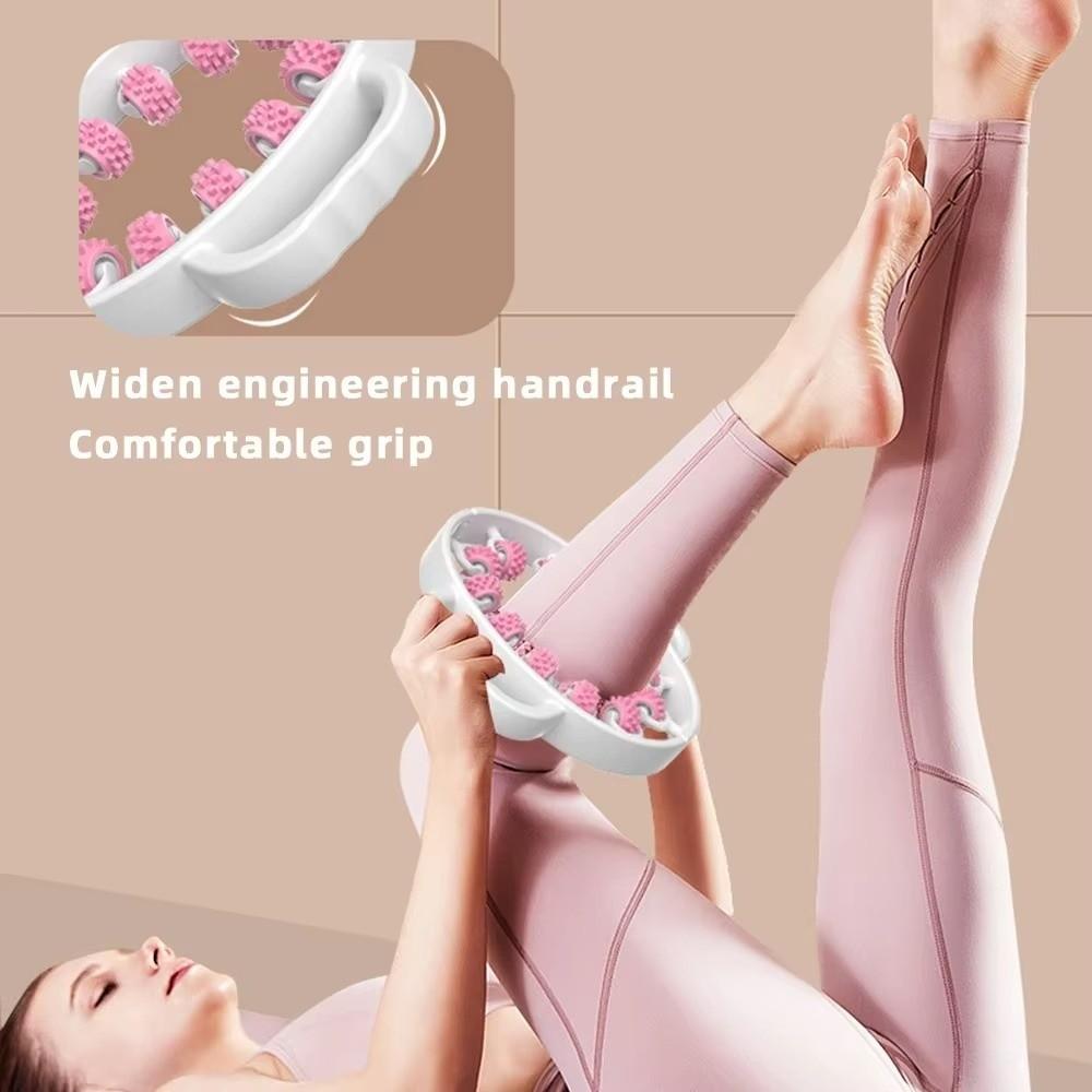Manual Leg Roller Massager Anti Cellu Muscle Relaxation Muscle Massager Rubber Beauty Roller Pelvic Floor Muscle Trainer