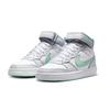 Nike Court Borough Mid 2 GS Pure Platinum Mint Foam Barnesneakers Hvit CD7782-011