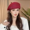 1PC Lightweight Photography Beret Elegance Comfortable Daily Outings Breathable Fashionable Polyester Knitwear Travel