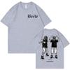 Rapper Beele Borondo Merch T-Shirt Unisex Unisex Mode Hip Hop Vintage Kurzarm-T-Shirts Sommer Lässig Locker Baumwoll-T-Shirts