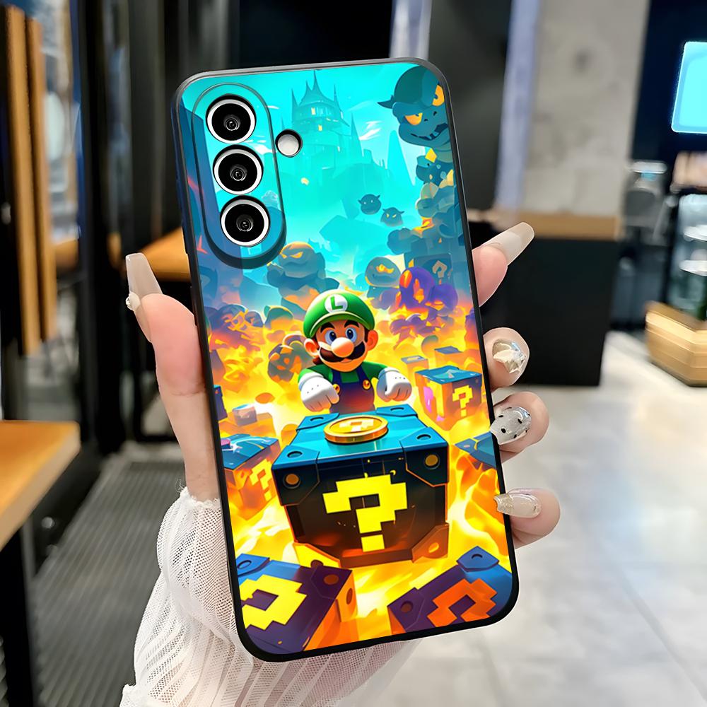 

Game Super M-Mario Phone Case For Samsung A25 A13 A33 5G A54 A36 A35 A56 A52 A14 Shockproof Soft Cover Samsung A56