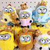 Peluche Bob e Tim dei Minions con Materiale Flessibile in PVC Perfetti per Collezionisti e Chi Fa Regali