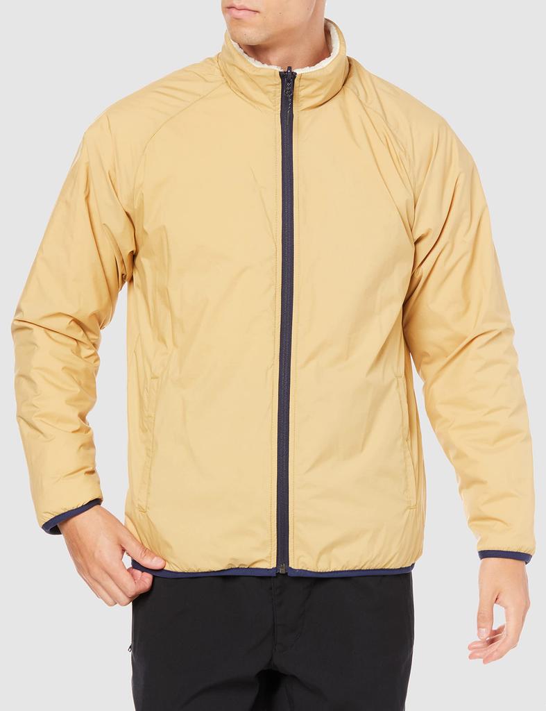 Polartec High Loft Reversible Fleece Birch Size L Jacket, B2MC2502, White,