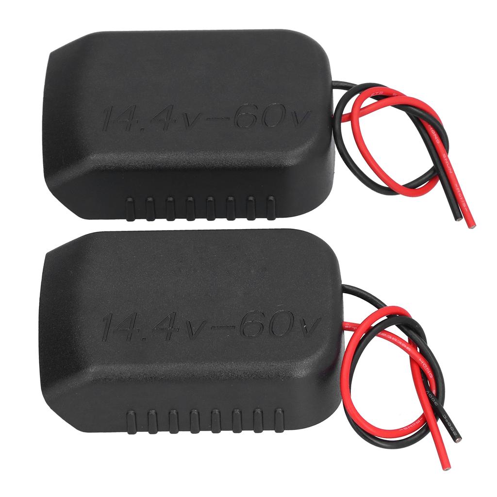 2Pcs Battery Adapter Dock Mount Connector with 14 Gauge Wire Power Tools Supplies 14.4‑60V