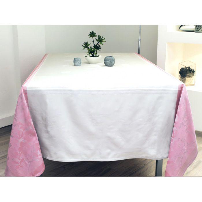 Teflon Jacquard Rectangle Tablecloth © BRIGNOLES