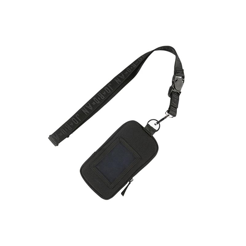 Jordan Polyester Crossbody Bag, Cell Phone Pouch, Card Holder Mini Unisex Black Jordan DA5068-010