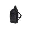 Coach Charles 20 Classic Monogram PVC Crossbody Bag Men bags Black Gray 54787-CQBK