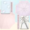 Folding Parasol for Compact Folding Automatic Opening and Rounded Safety 8 UV Sunburn Heatstroke Heat Suitable for Sunny and Rainy Windproof and Rainy