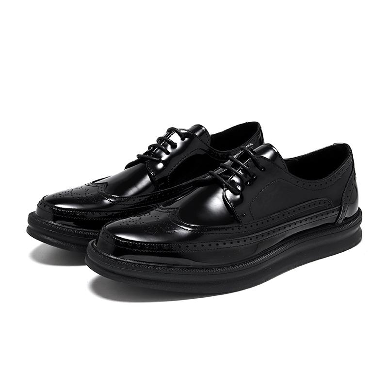 Fashion All-match Man Dress Office Wedding Oxfords Male Comfortable Footwear Men Formal Shoes Stylish Leather Business Casual Shoes