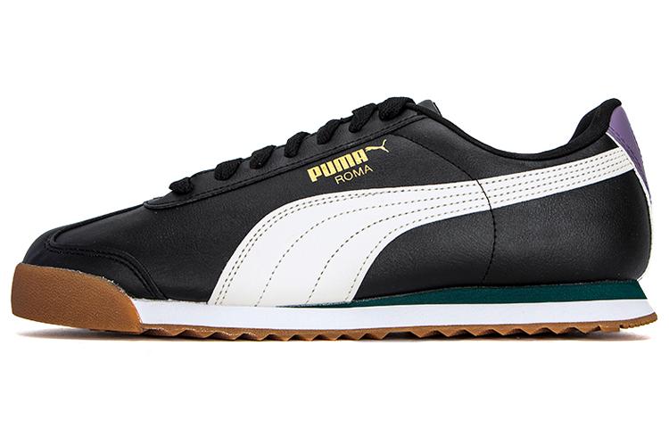 Puma Roma Basic Plus  White Varsity Green  36