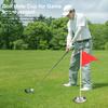Golf Course Decoration Accessories Flag And Cup Set Mini Putting Green Flagstick for Yard Detachable Hole Enthusiasts Driving Range Backyard Practice