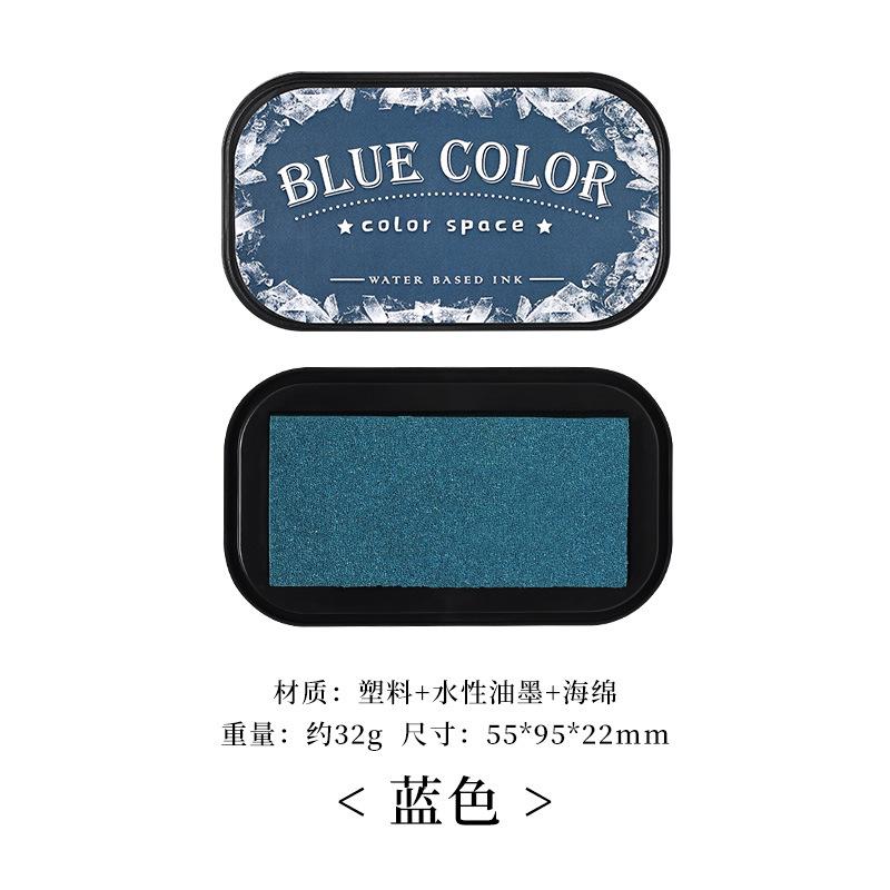 Color Retro Print Pad Water-based High Density for Inspiration Handbooks Greeting Cards Diaries Decorative Ink Pad