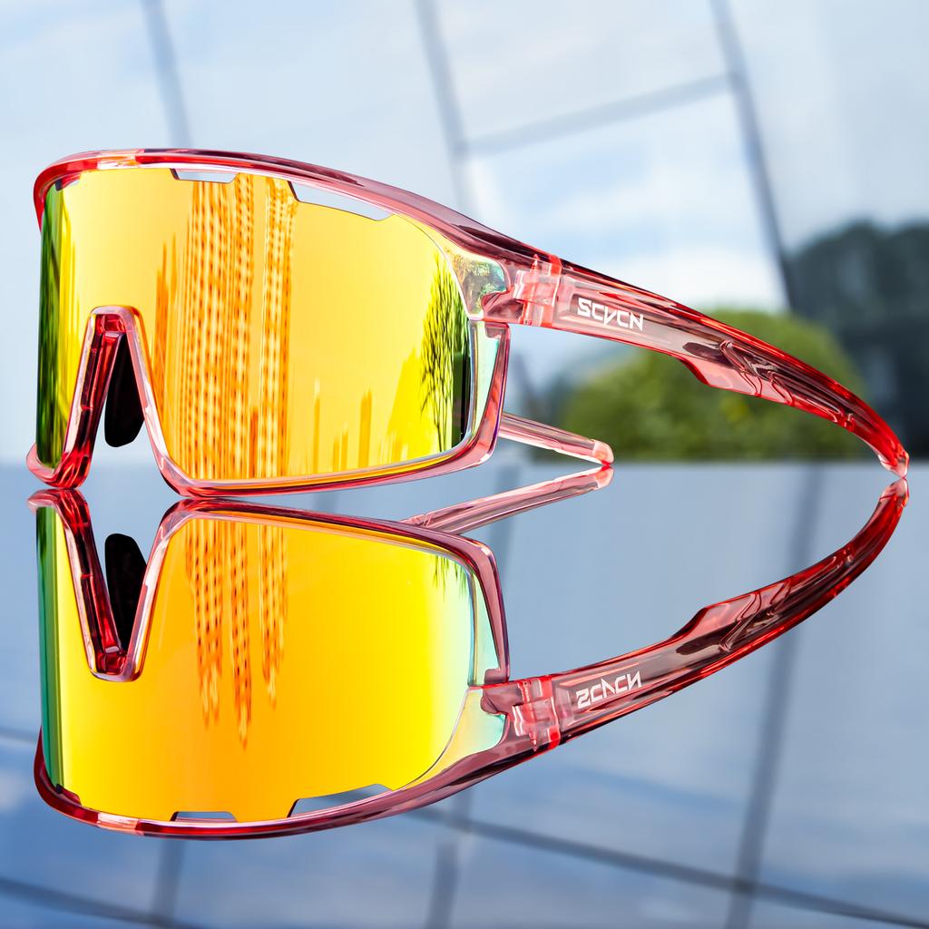 SCVCN Cycling Glasses Outdoor Bicycle Sunglasses for Men UV400 Sports Running Glasses Women MTB Cycling Sunglasses UV400 Hiking