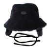 Universal Chemistry Bubble Corduroy Black Earflap Bucket Hat