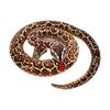 SESHIS Snake Cushion Plush Toy Decor Relaxation Comfort Figurine Brown 110cm