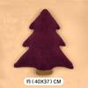 Christmas Tree Plush Pillow Decorative Cushion For Holiday Home Decor