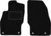 Black Front Floor Mats For: Opel Corsa E Hatchback (2015-2020)