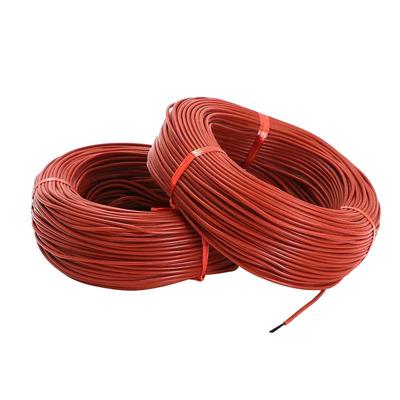 12K 33ohm/m Infrared Carbon Fiber Heating Cable 3mm Silicone Rubber Jacket Heat Wires for Floor Heating System