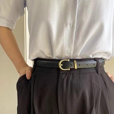 Luxus Design Damen Gürtel Pu Leder Weiblich Metall Gürtelschnalle Taillenband