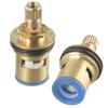 2pcs Copper Valve Faucet Handle Handwheel Replacement ABS Blue Handwheel New