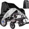 Adjustable Wheelchair Rain Poncho and Sun Cover - Designed for Different Wheelchair Sizes