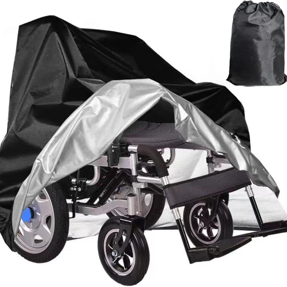 Adjustable Wheelchair Rain Poncho and Sun Cover - Designed for Different Wheelchair Sizes