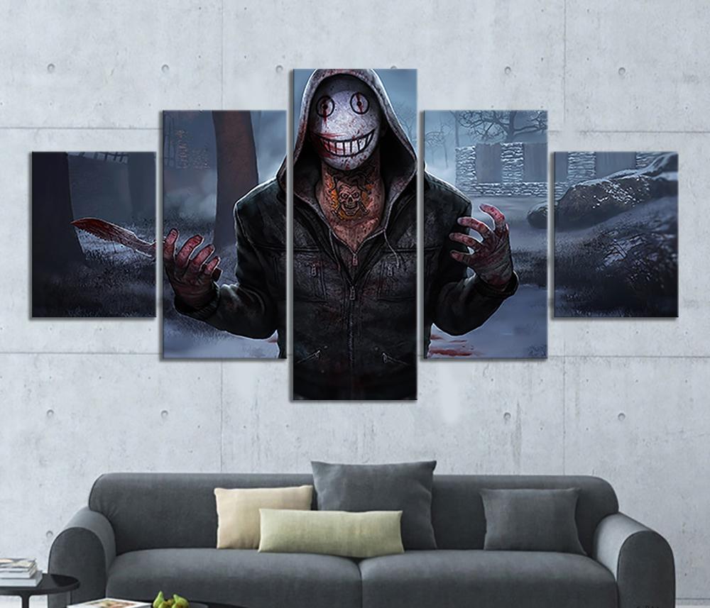 No Framed 5 Panel The Legion Dead By Daylight Games HD Wall Art Canvas Posters Pictures Paintings Home Decor for Living Room