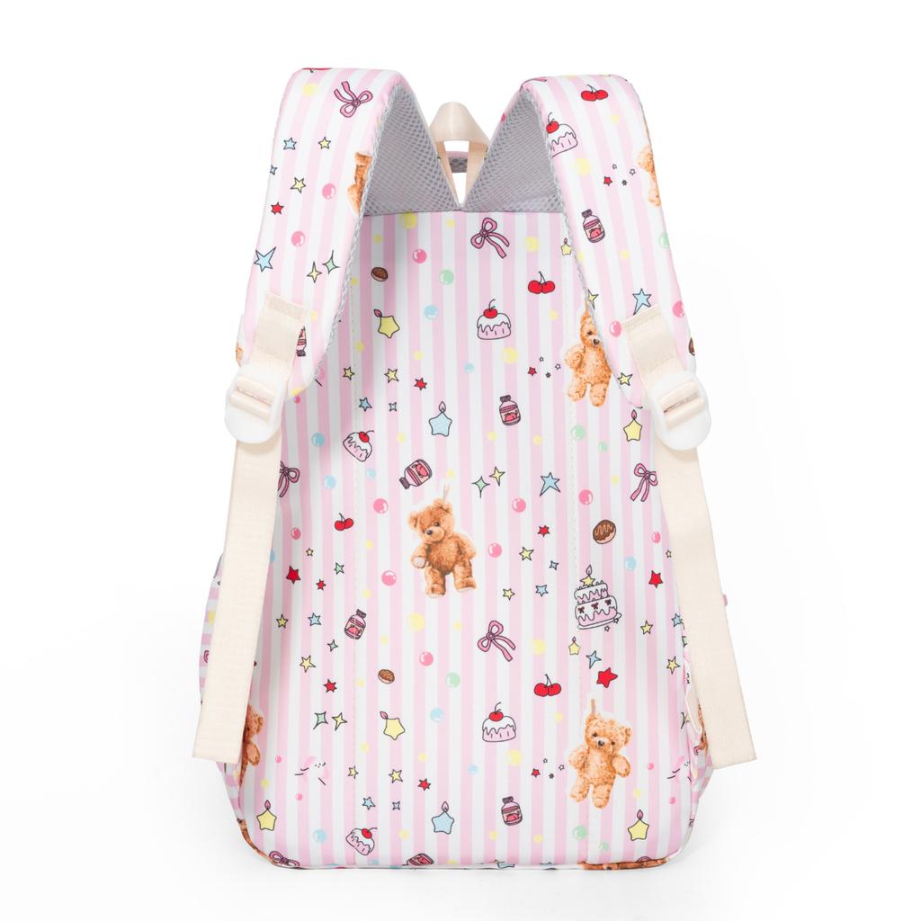 Three-piece Backpack Student Schoolbag Junior High School Women's Large-capacity Backpack