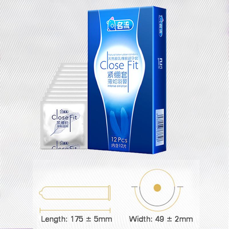 Personage Condoms for men delay ejaculation 49mm small Size close fit Ultra Thin Long Lasting Lubricated Condom for adults 18+