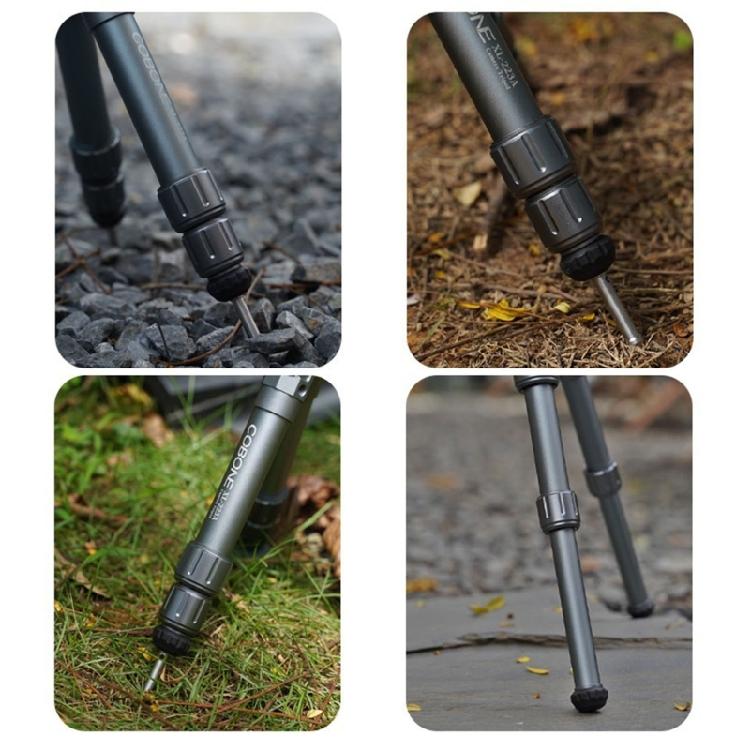 Slip Proof Tripod Foot Pad With Slip Proof Plastic Foot Pad For Indoor And Outdoor Use On 3/8Inch Threaded Supports