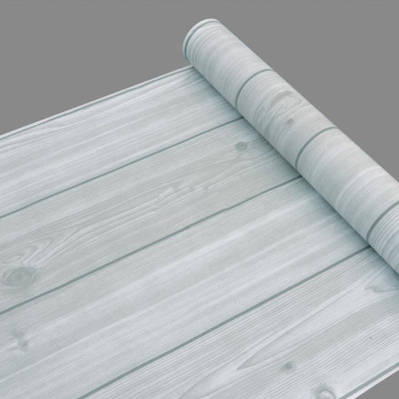 DIY PVC Self Adhesive Wallpaper Wood Grain Furniture Renovation Sticker Waterproof Vinyl for Wooden Desktop Wardrobe Door