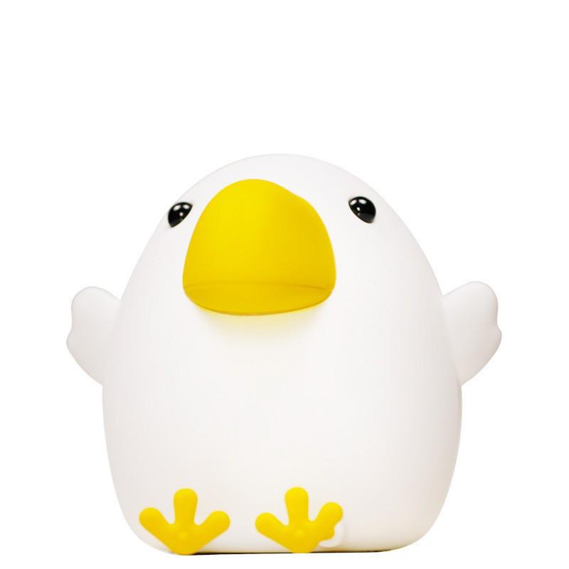 Whale Pat Pat Silicone Night Light - Color-Changing Sleep Aid and Eye Protection for Bedroom Ambiance