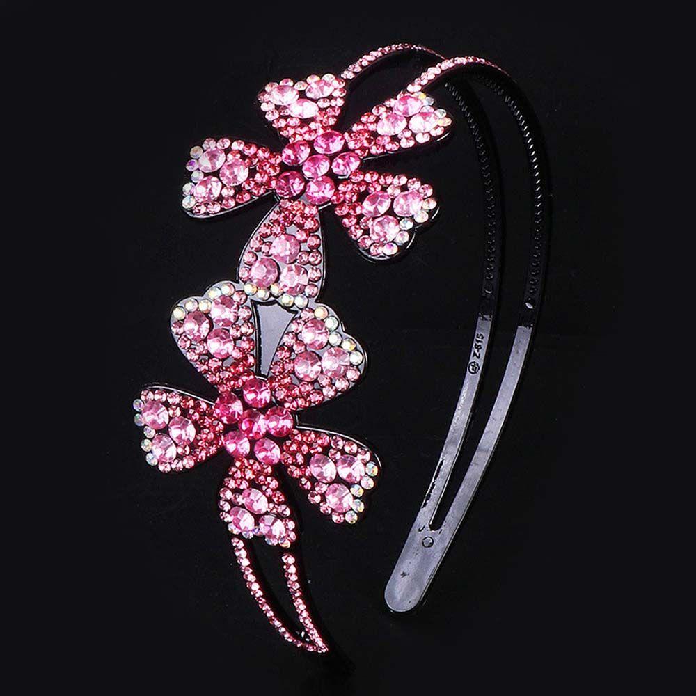 Girl Headband Domand Hair Hoop Korean Hairbands Women Hair Hoop Rhinestone Headband Flower Headband
