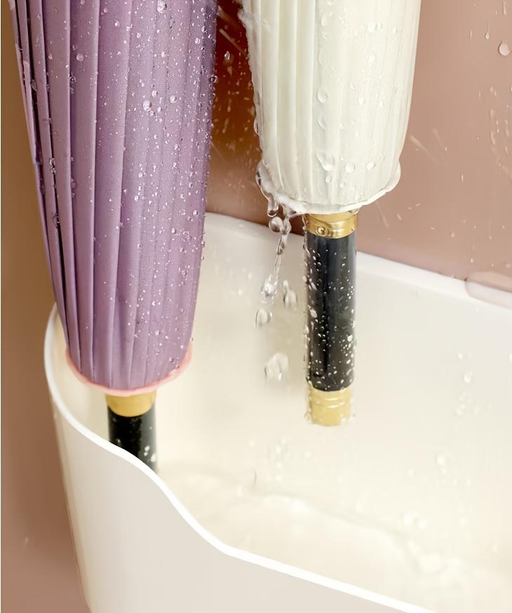 2PCS No-drill Wall-mounted Umbrella Rack, Large-capacity Umbrella Storage Rack, Suitable for Entrances, Hallways, and Umbrella Storage.