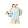 Li Ning Solid Color Round Neck Pullover Long Sleeve Sweatshirt Women Sweatshirt AWDU162-2