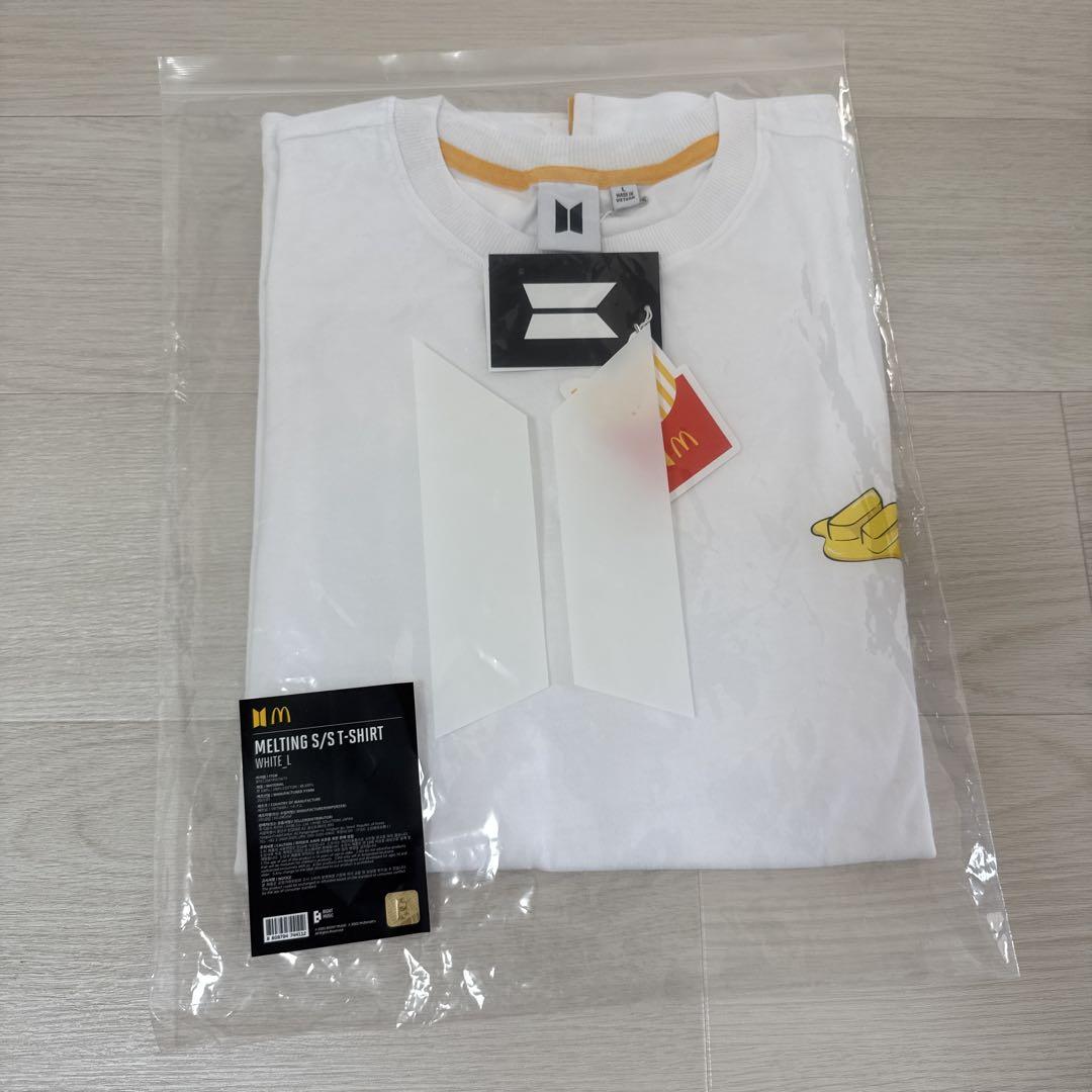 

[Б/У] Футболка коллаборации BTS x McDonald s Butter БЕЛАЯ L