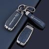 1pcs Leather Car Smart Key Case Cover Shell Fob Holder For Mercedes Benz A B C E S  R-Class C43 CLA GLB GLC GLK SLK SL Vito W20