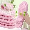 5pairs 5D Foot Full Palm Massage Insole for Men Women Anti Slip Foot Relieve Foot Fatigue Pressure Soft Sports Casual Sole Pads