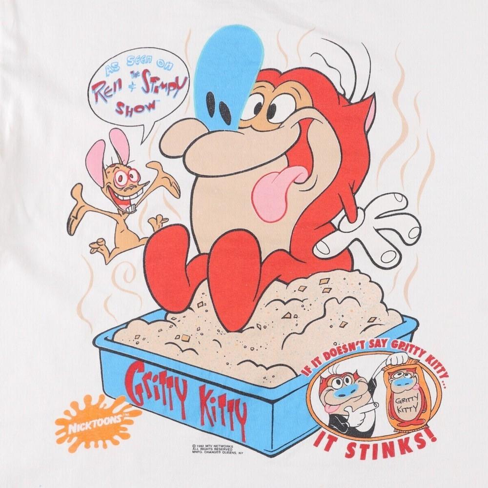 

Vintage 90 S Ren and Stimpy White Cotton All size S-5XL Unisex T-shirt 1HRA107 Unisex T-Shirt L
